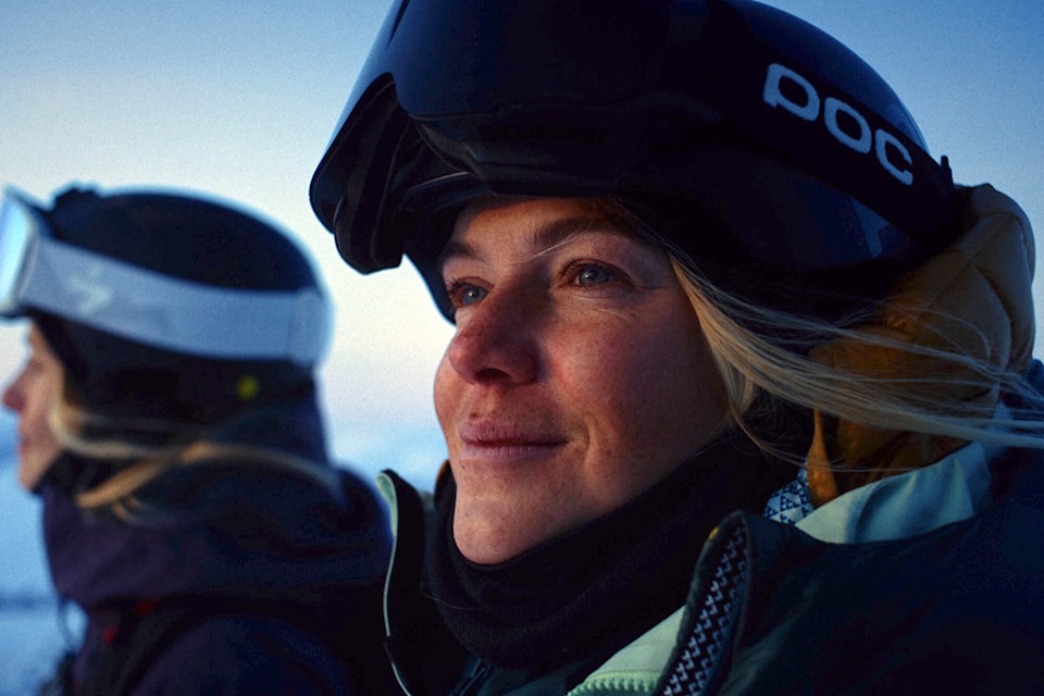A still from <em>Suspended in Space</em>, a skiing film shot in 2022 in the southern Yukon. (Courtesy/NativeFour) 