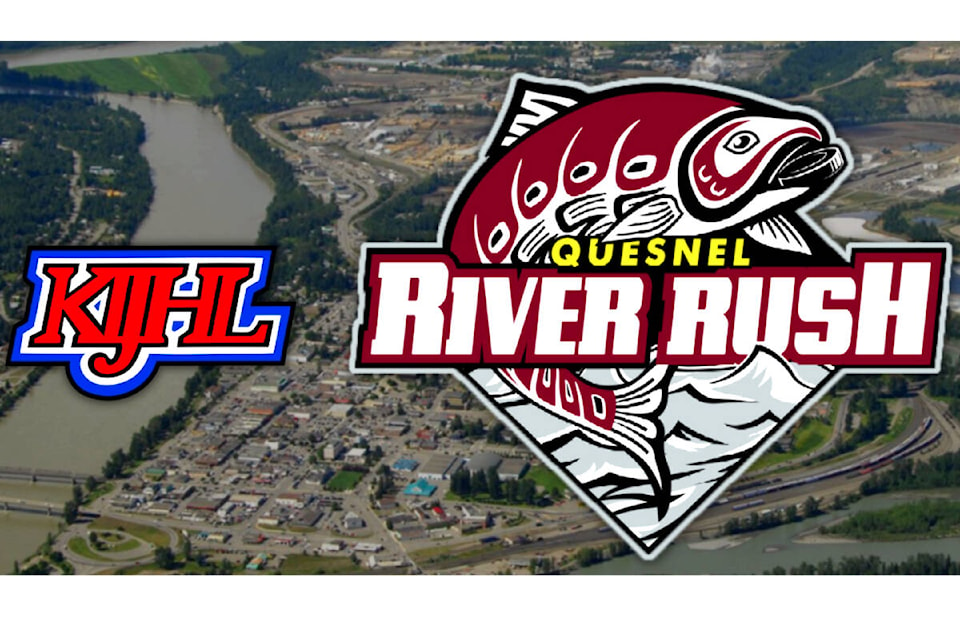 The KIJHL’s newest team is the River Rush, now based in Quesnel out of the West Fraser Centre. (KIJHL image) 