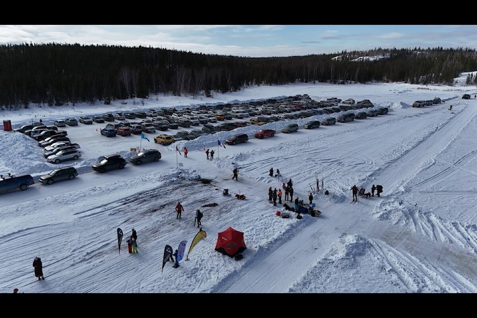 The 2024 Yellowknife Gold Loppet 2024 drew 425 participants to Vee Lake on Sunday. Kaicheng Xin/NNSL photo 