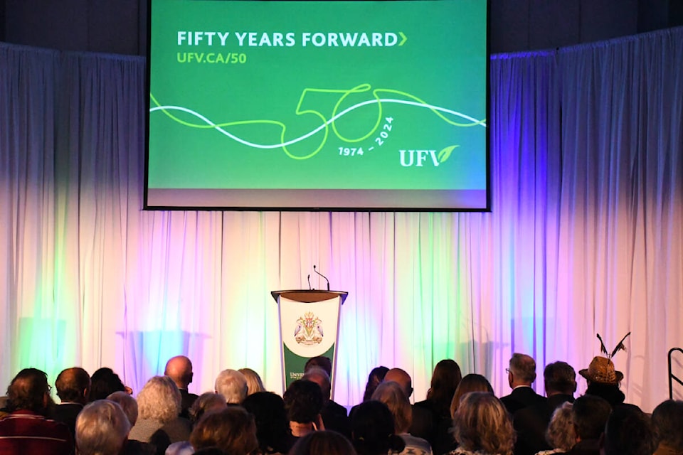 UFV 50th anniversary event in Abbotsford. (Ryleigh Mulvihill/Black Press Media) 