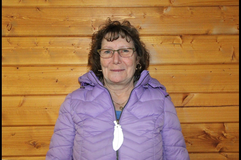 Deborah Palchuk is the vice-president of the Mill Site Lodge/Fischer Place Auxiliary. (Patrick Davies photo - 100 Mile Free Press) 