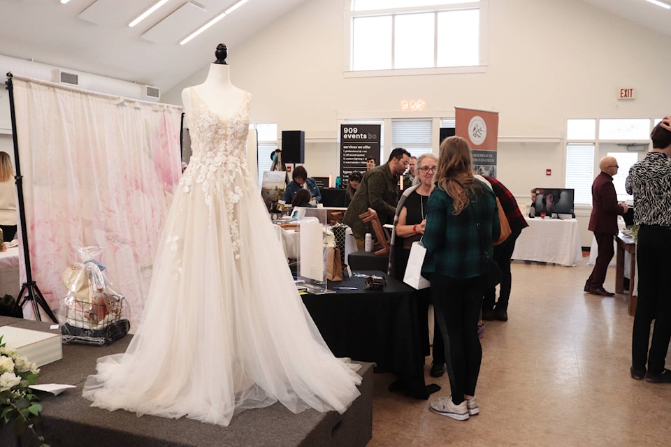 Twenty-nine vendors took part in the Okanagan Wedding Expo at Paddlewheel Hall in Vernon Saturday, April 6, 2024. (Brendan Shykora - Morning Star) 