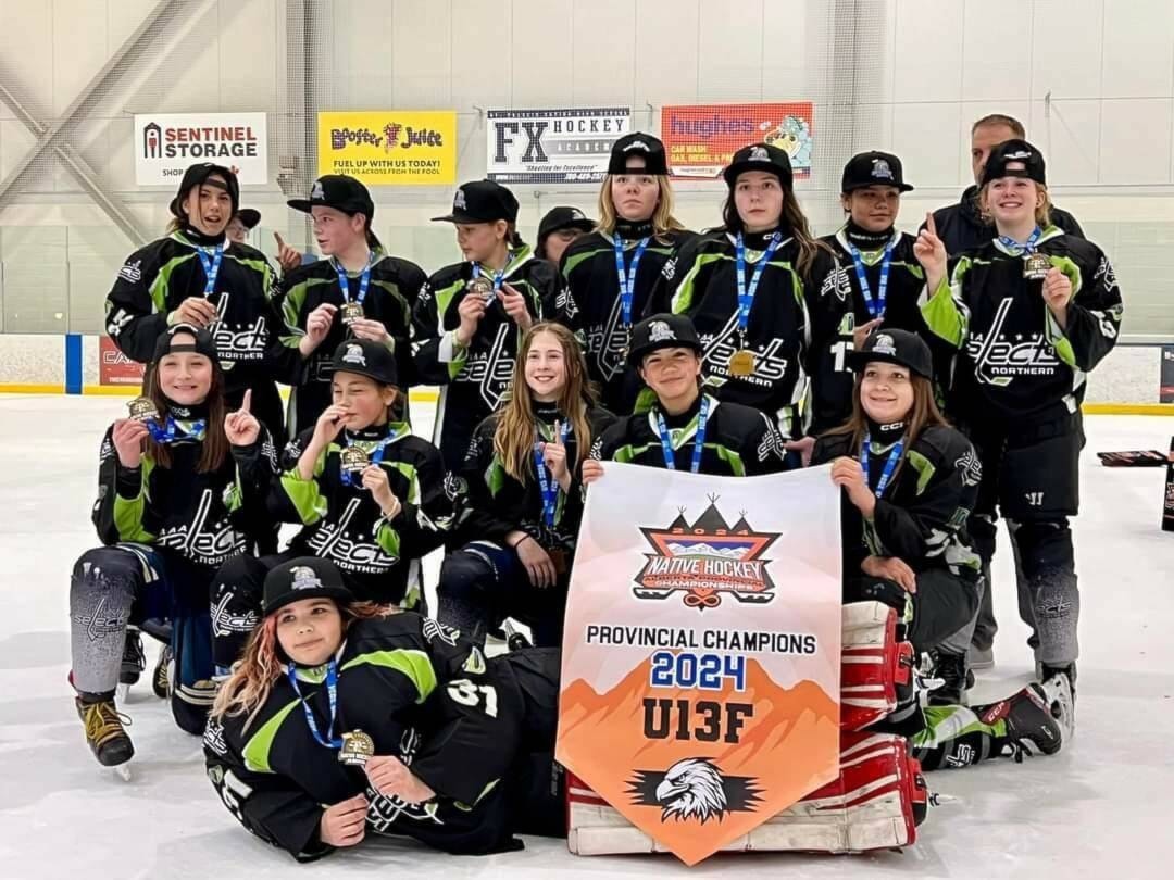 Red Deer Minor Hockey players win gold at U13 Female Native Hockey