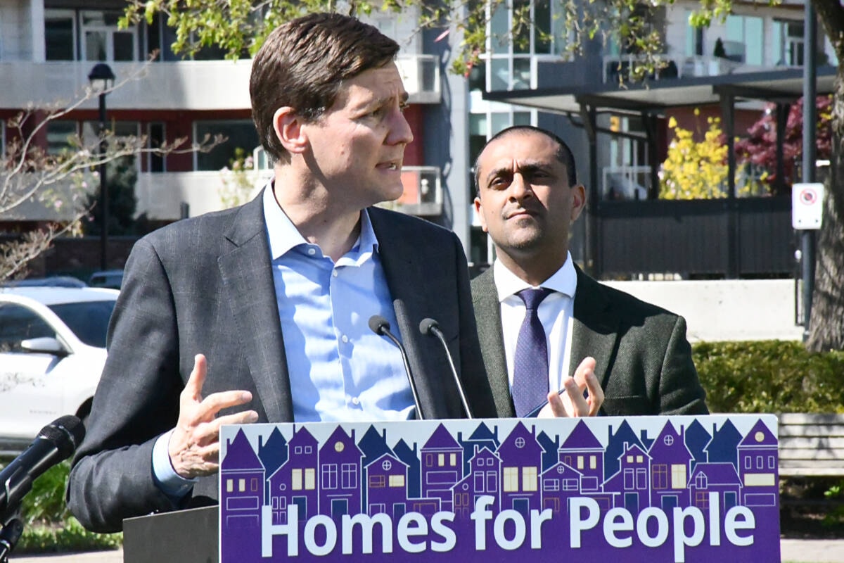 Premier visits Langley as short-term rental ban about to come into force