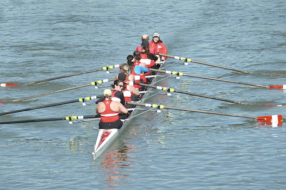 12 clubs and 103 crews competed in the annual Head of the Fort regatta held in Fort 91ԭ’s Bedford Channel on Saturday, April 13. (Dan Ferguson/91ԭ Advance Times) 