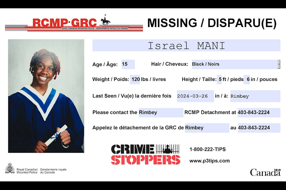 (RCMP missing poster) 