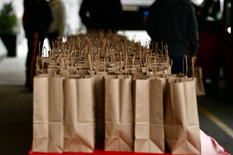 The United Way’s annual Drive-Thru Breakfast fundraiser on April 11. (Brennan Phillips - Western News) 