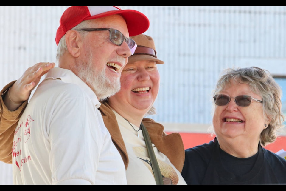 Dave Koehn and Julie Koehn were winners in the third annual Climate Champion Awards at the Earth Day celebration in Maple Ridge on April 20. (Brandon Tucker/The News) 