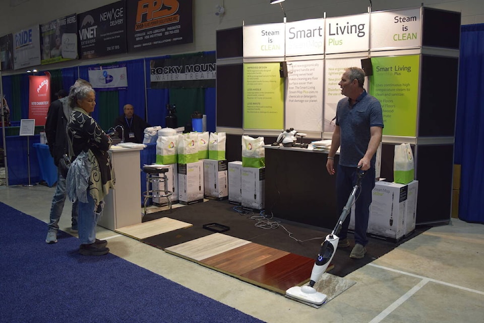The BC Home Show at the Kelowna Curling Club on April 21, 2024. (Brittany Webster/Capital News) 
