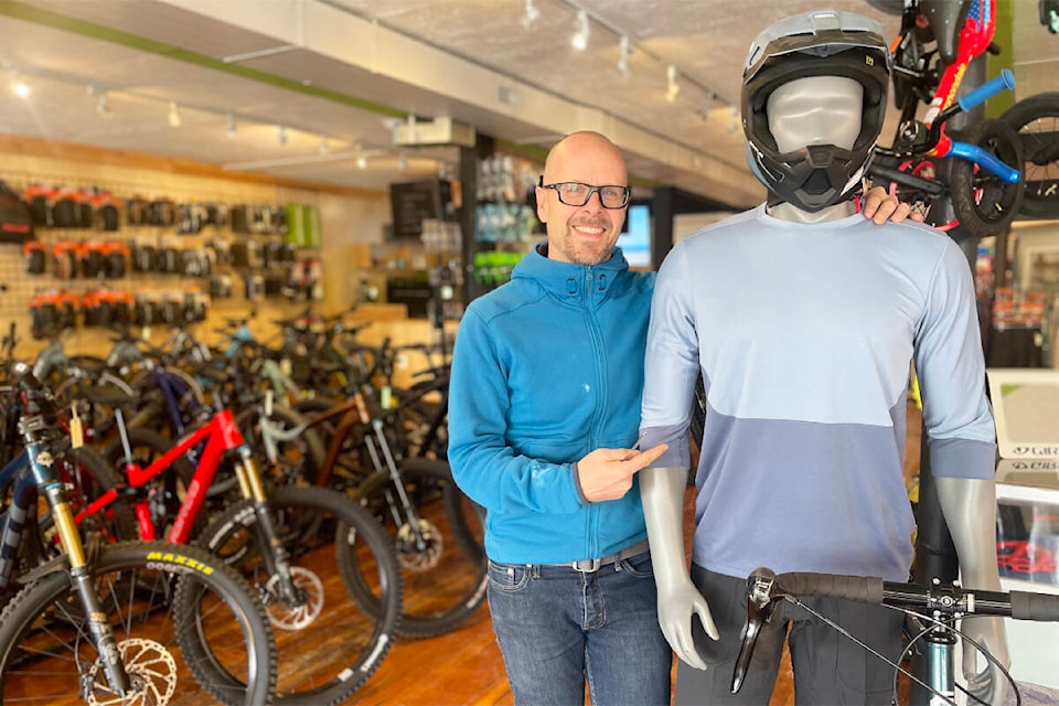 David Lee is the owner of Cycle Logic, which has now opened a location in the downtown core of Williams Lake in what was Delainey’s Centre. (Ruth Lloyd photo - Williams Lake Tribune) 