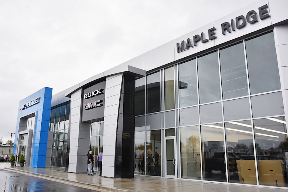 More than 300 turn out to the grand opening of General Motors in Pitt Meadows. (The News files) 