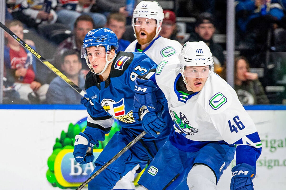 Abbotsford Canucks’ comeback falls short in 5-4 overtime loss in game