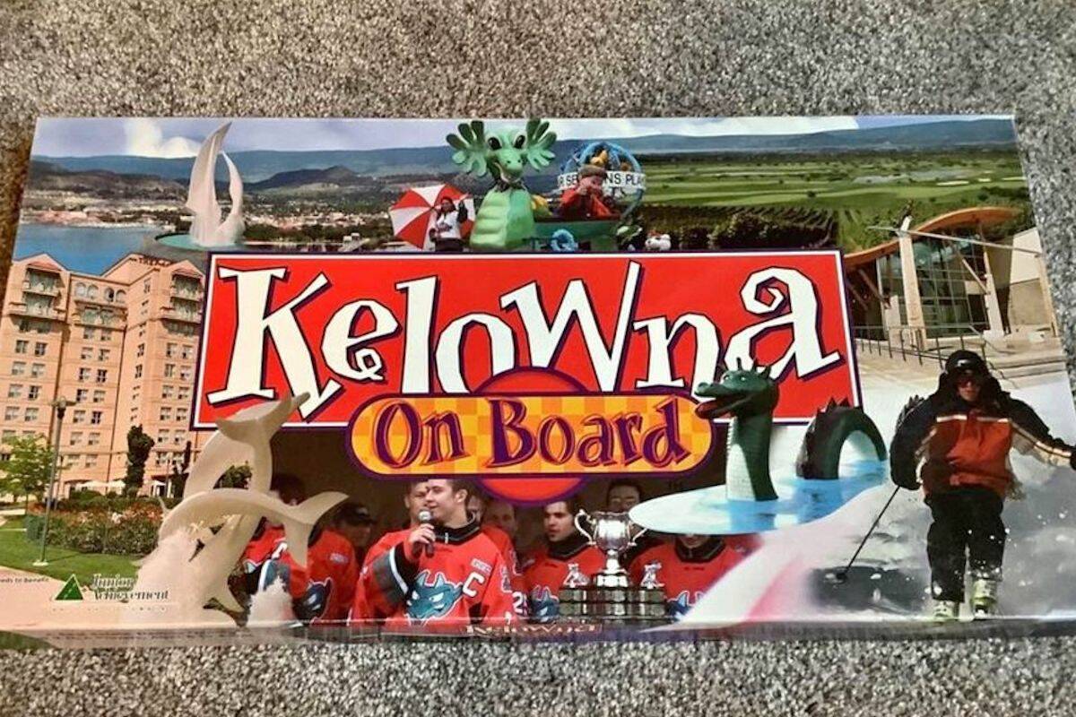 The things you find on the 2005 Kelowna board game for sale