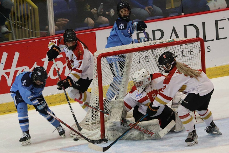 The Thompson Okanagan Lakers were pushed all game by the talented Regina Rebels out of Saskatchewan. (Bowen Assman Photo) 