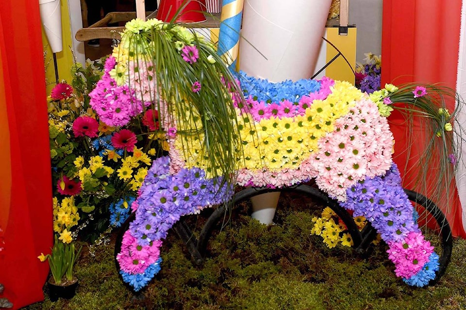 The 94th Bradner Flower Show runs Friday to Sunday (April 12 to 14) at Bradner Community Hall in Abbotsford. This year’s theme is Carnival of Flowers. (John Morrow/Abbotsford News) 