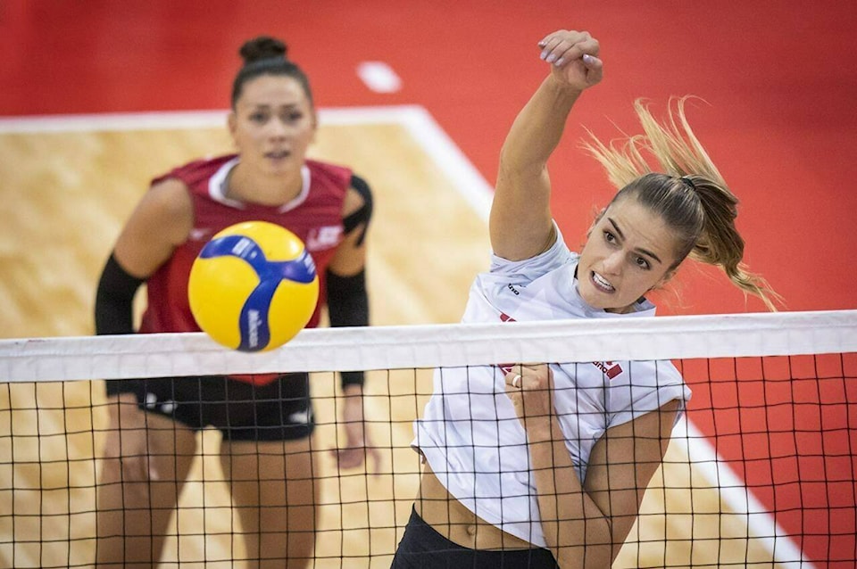 Canada earns 3 1 win over China in women s Volleyball Nations League Vernon Morning Star