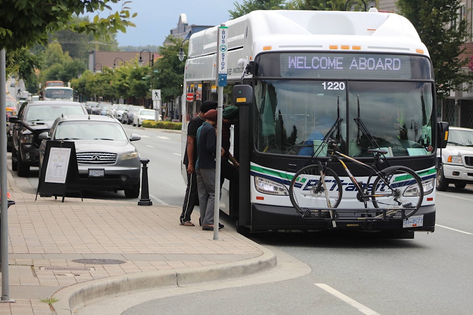 BC Transit is seeking feedback on a proposed bus route running between downtown Mission and Agassiz. /Dillon White File Photo 