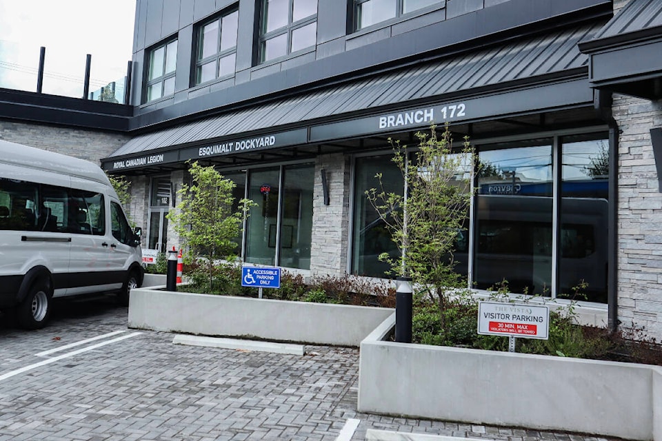 The Royal Canadian Legion in Esquimalt reopened after a 6 year hiatus. (Bailey Seymour/The News) 