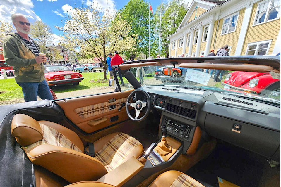 The 20th annual St. George’s Day car show was held April 20th in Fort Langley. (Dan Ferguson/Langley Advance Times) 