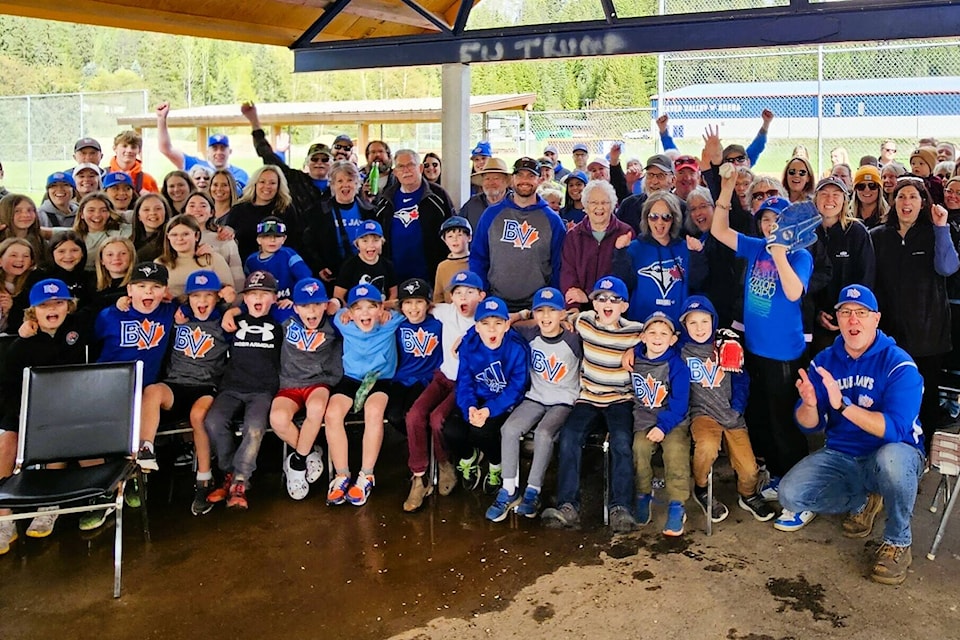 Beaver Valley Little League and the Village of Fruitvale are the proud recipients of the Jays Care Foundation Field of Dreams grant. Photo: Jim Bailey 