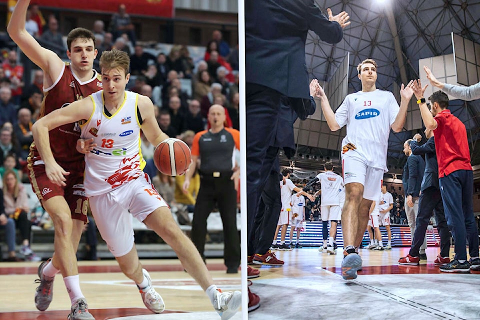 Vancouver Bandits have signed 6’ 9” forward Josip Vrankic, currently currently playing for Gipuzkoa in the LEB Oro, the second highest division of professional basketball in Spain, for the upcoming Canadian Elite Basketball League (CEBL) season at Langley Events Centre. (Special to Langley Advance Times) 