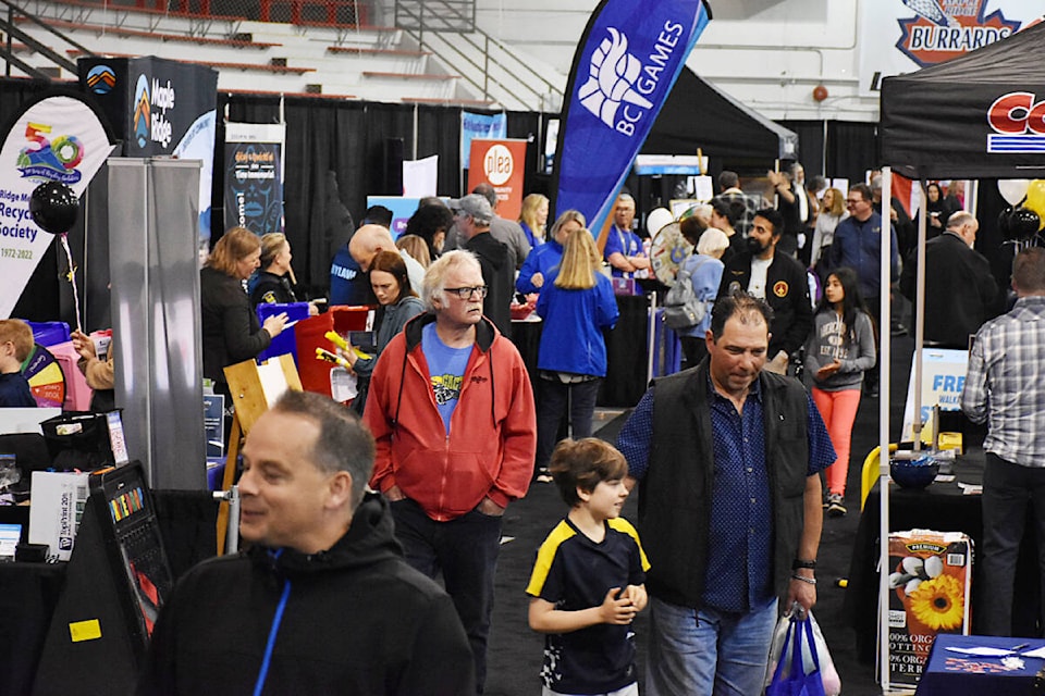 Crowds check out the more than 200 exhibitor booths at the Ridge Meadows Home Show. (Colleen Flanagan/The News) 