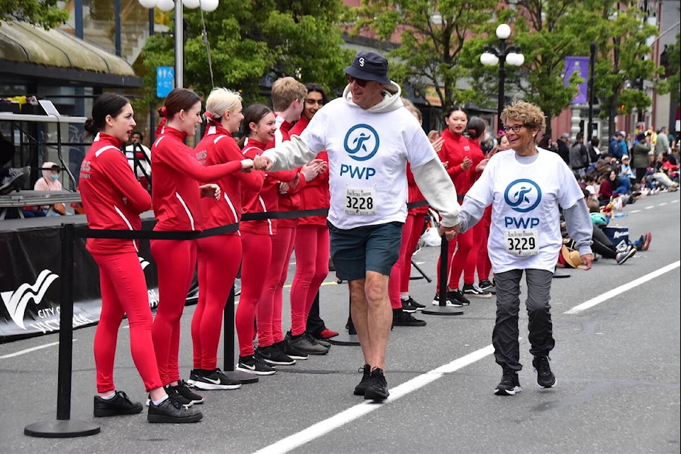 Participants in a previous Douglas Mile walk. / (Race Roster) 