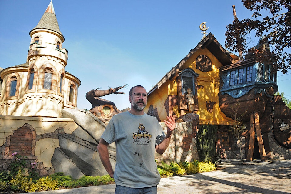 Peter Sawatzky, co-owner of Hazelnut Inn in Yarrow, stands outside the soon-to-be-open accommodation on May 9, 2024. (Jenna Hauck/ Chilliwack Progress) 