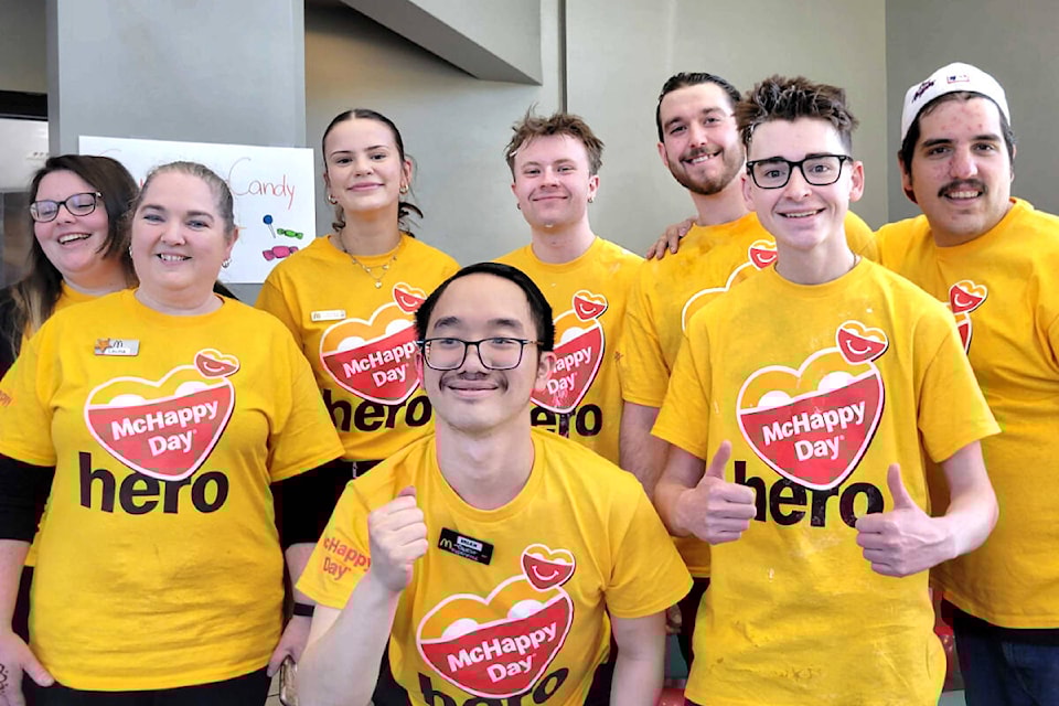 McHappy Day was celebrated for its 30th year at the Aldergrove McDonald’s on Wednesday, May 8. (Kyler Emerson/Aldergrove Star) 