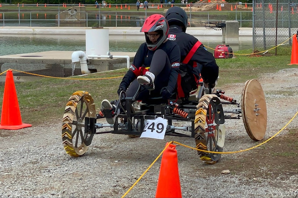 A group of Surrey students from Princess Margaret Secondary have returned with accolades after being the first Canadian group participating in a global NASA rover-building competition. (Photo via surreyschools.ca) 