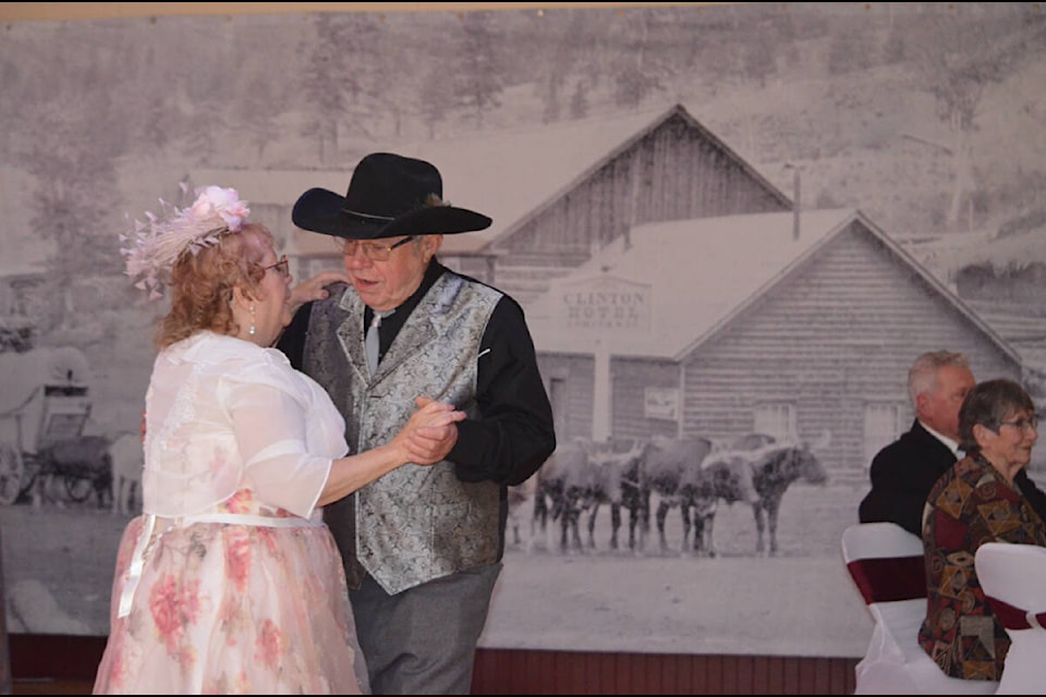 The 157th Clinton Annual Ball took place on May 18, and a nearly sold-out house gathered for an evening of glamour and tradition. (pictured) Charlene and John Boscott trip the light fantastic. (Photo credit: Barbara Roden) 