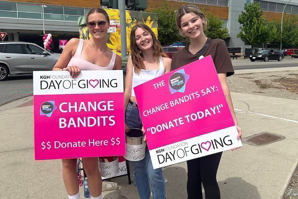 Volunteers at KGH Foundations Day of Giving on May 15. (Caity Henry/ Capital News) 
