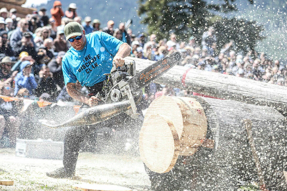 Kaslo Logger Sports 2024. Photo: Jennifer Small 