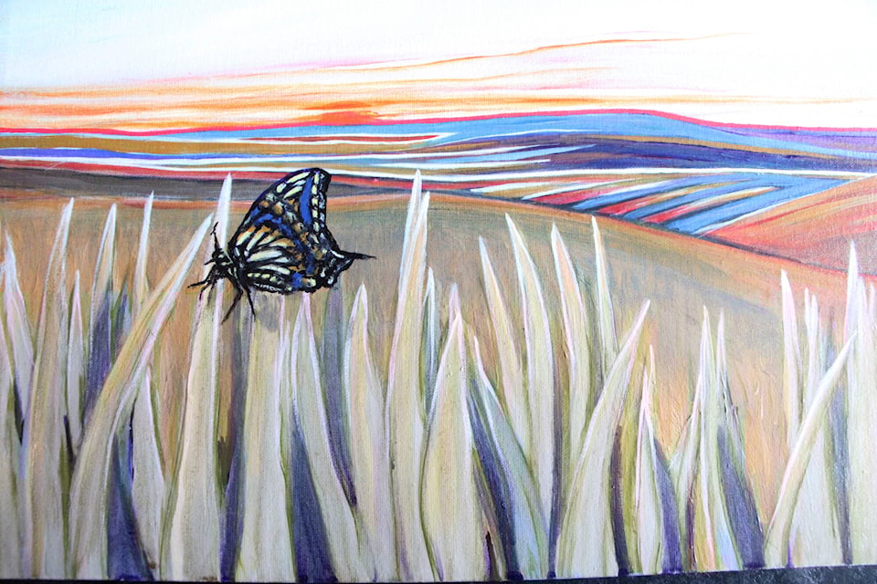Fiery Sky by Linda Bachman. 