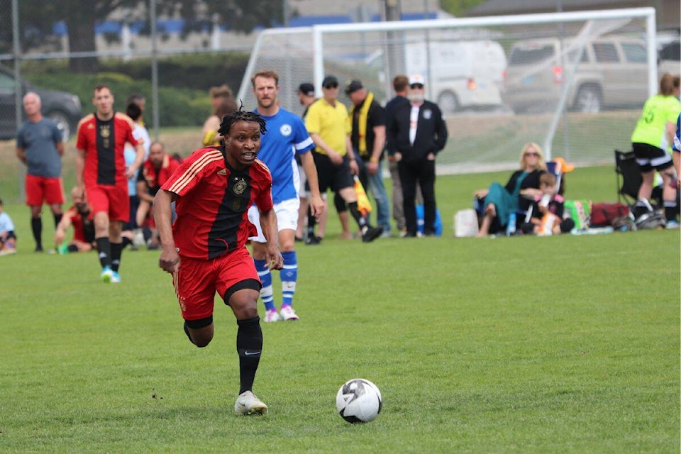 The 42nd annual Vernon Gibson Classic Masters soccer tournament took place over the Victoria Day long weekend. (Bowen Assman-Morning Star) 