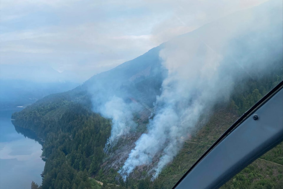 Bear Creek wildfire north of Harrison under control - Hope Standard