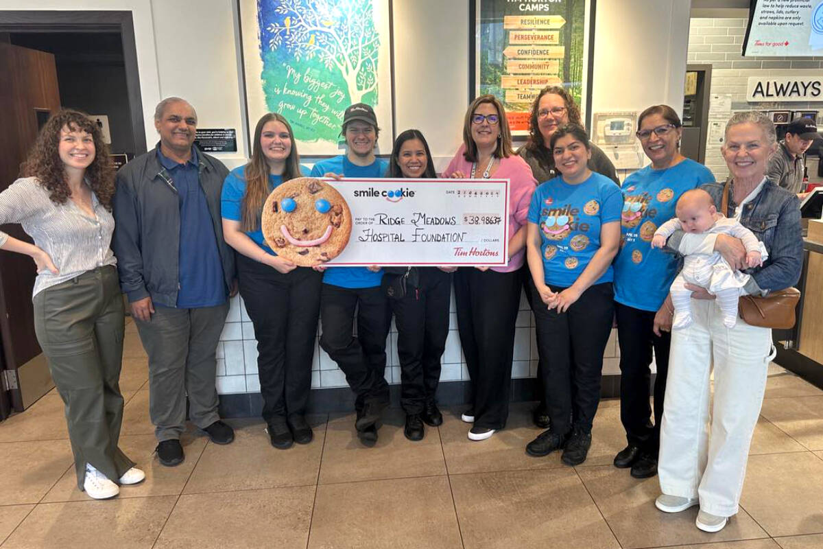 Maple Ridge and Pitt Meadows cookie sales help local hospital patients Maple RidgePitt