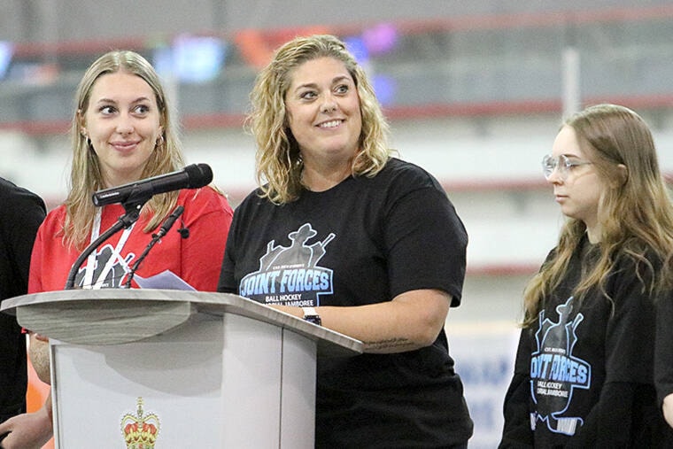 Nicole Longacre-O’Brien and her family organized the first annual Cst. Rick O’Brien Joint Forces Jamboree. (Brandon Tucker/The News) 