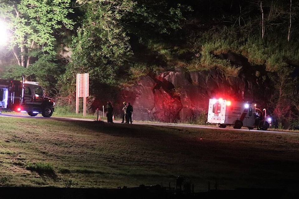 Reports indicate a pedestrian was struck and killed in a crash in Agassiz on Monday night (May 27). (Shane MacKichan Photo) 