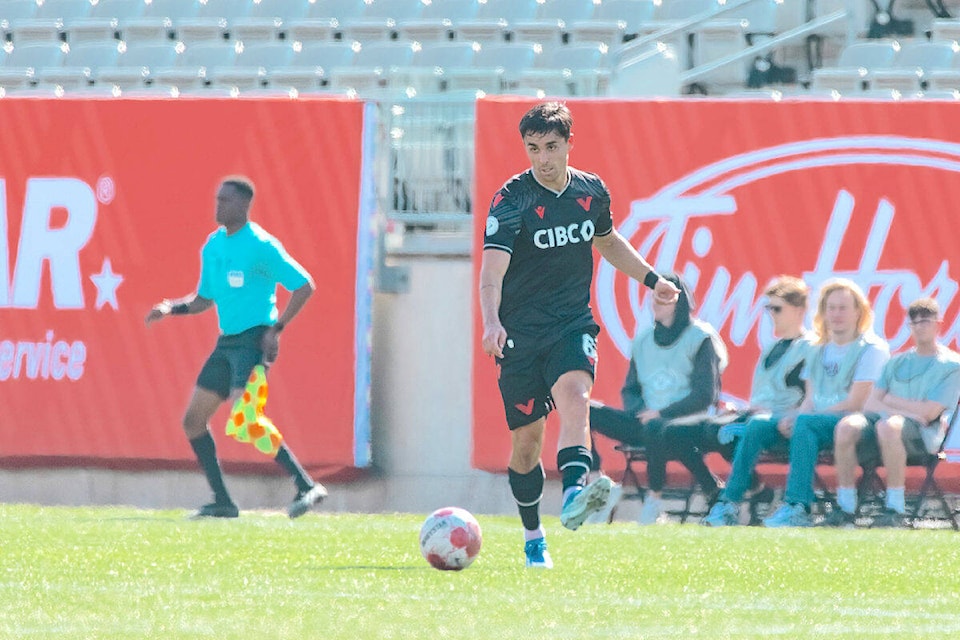  Vancouver FC picked up their first-ever victory at Tim Hortons Field on Saturday, during an entertaining 2-1 win over Forge FC. (Jojo Yanjiao Qian/Forge FC/Special to Langley Advance Times) 
