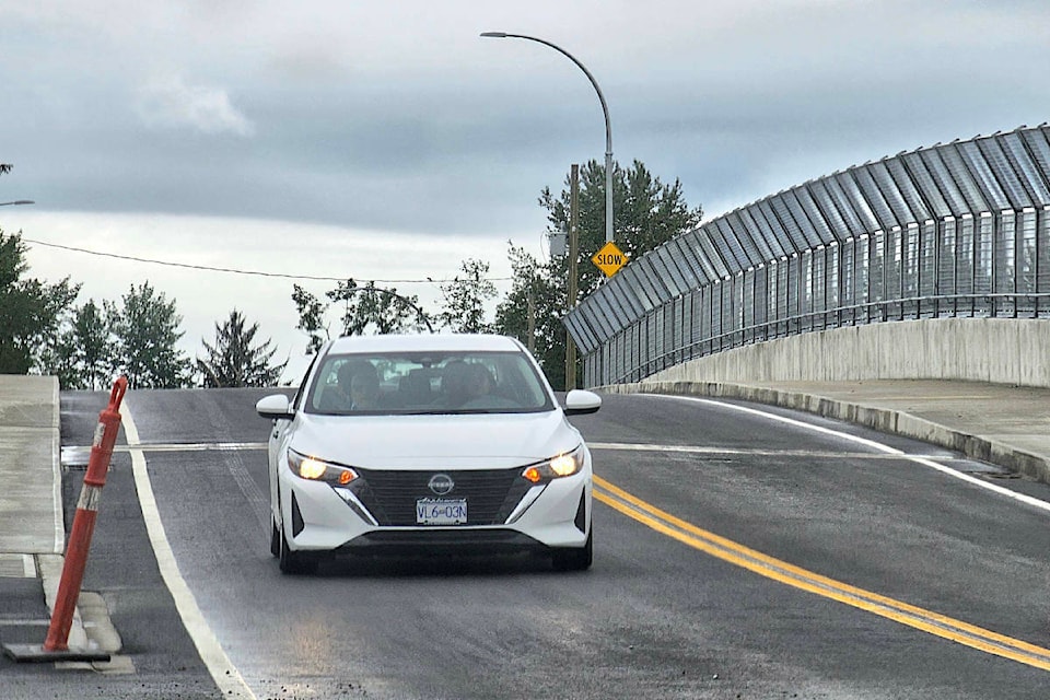  The new Glover Road overpass was quietly opened across Hwy. 1 on Friday May 24. (Dan Ferguson/91ԭ Advance Times) 