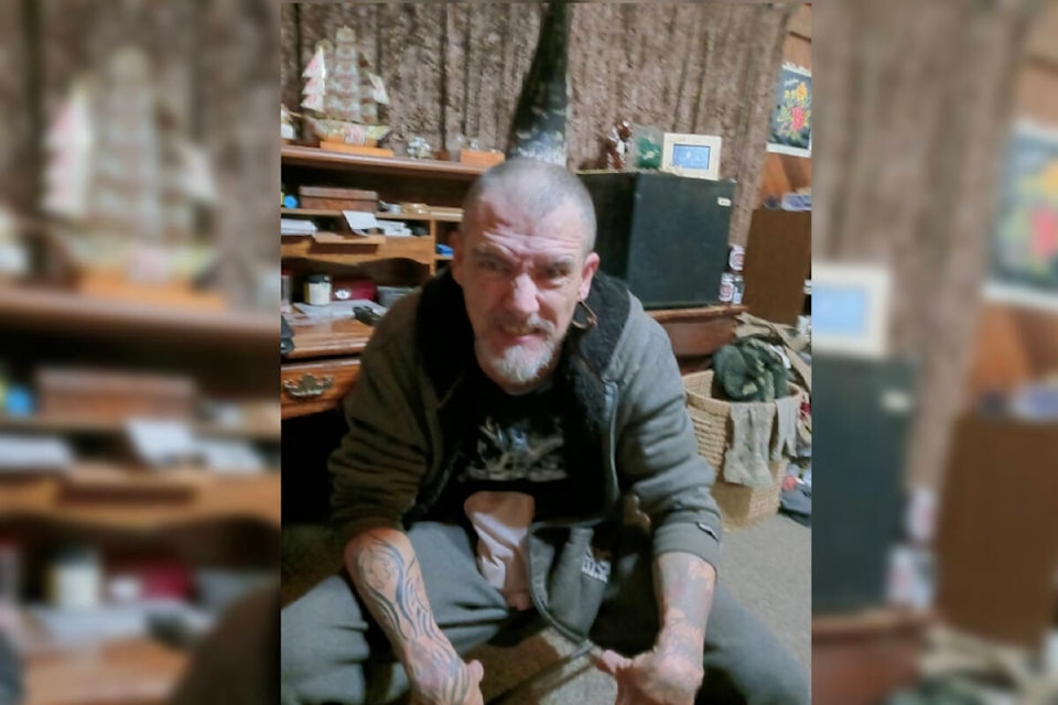 Comox Valley RCMP is looking to locate David Phillips, 53, who was last seen at his residence in Courtenay on May 8, 2024. Photo courtesy of Comox Valley RCMP 
