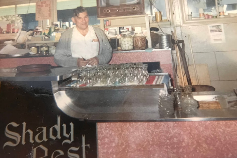 G.T. Kinkade at the Shady Rest circa 1970. (Kinkade family photo courtesy of Stewart Moore) 
