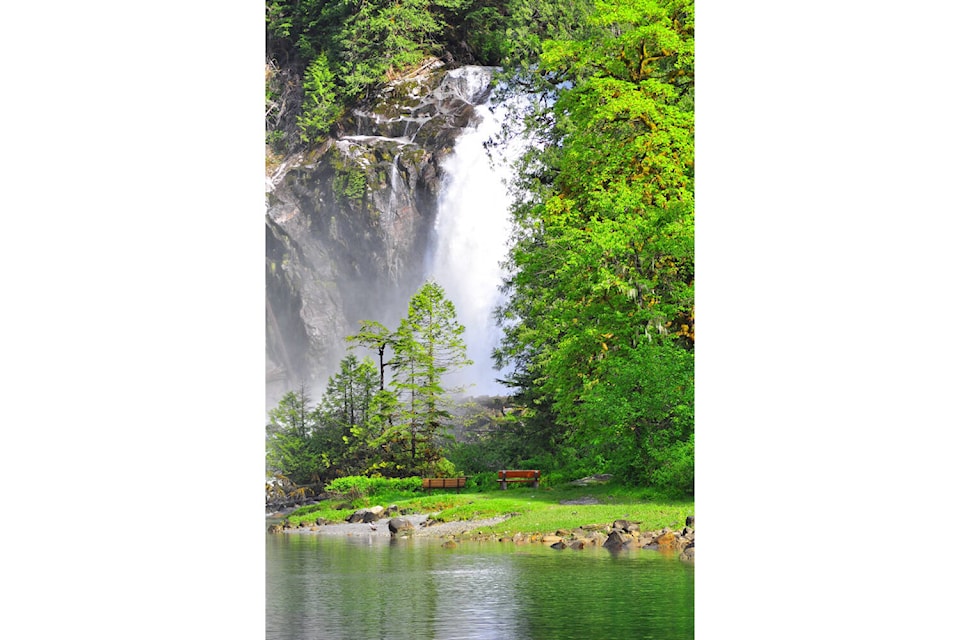 Chatterbox Falls is a natural gem at the end of Princess Louisa Inlet. Photo by Barb Thomson 