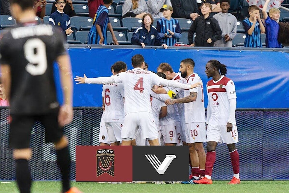 A lightning and rain-drenched night ended with a loss for Vancouver FC on Sunday, June 2, as the visiting Eagles fell 2-0 to Valour FC in Winnipeg. (Special to 91ԭ Advance Times) 