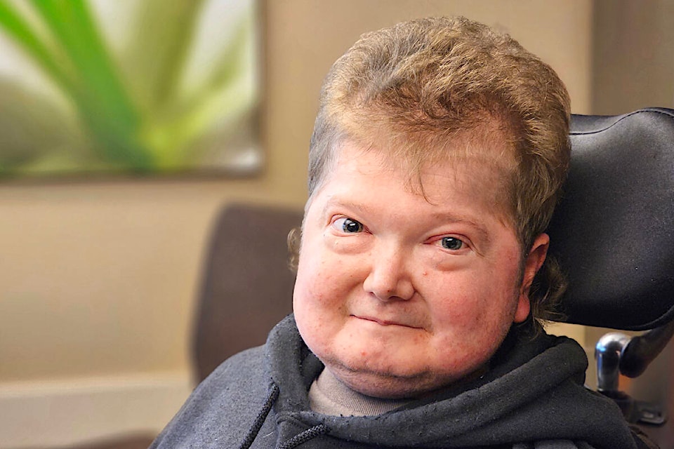 Doug Penner, who has Duchenne muscular dystrophy, said the goal of the annual fundraising ride that bears his name is to ‘help people like me and the families of those affected by this horrible disease.’(Dan Ferguson/91ԭ Advance Times) 