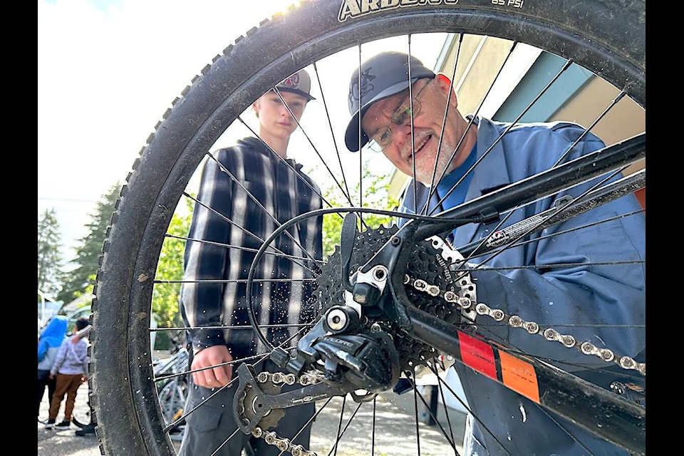 Awesome bike repair day at Drinkwater Elementary Cowichan Valley Citizen