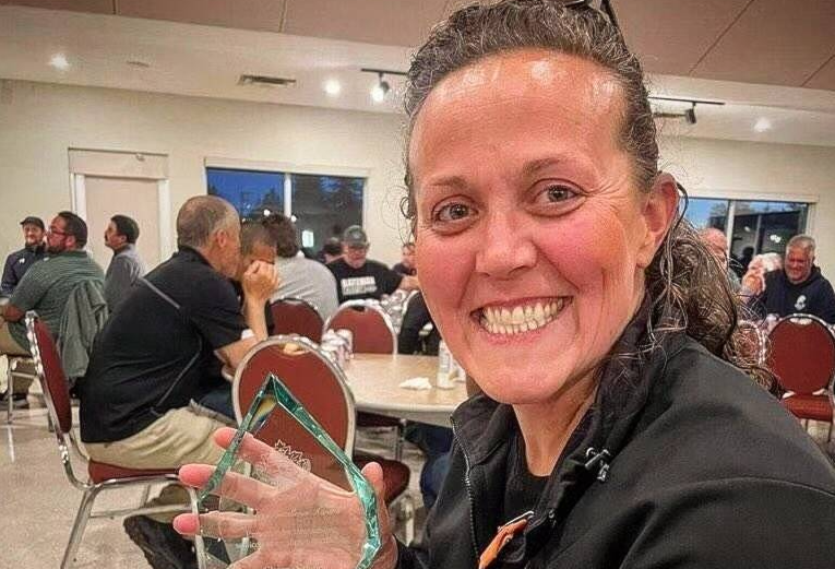 Sherry Spence has been honoured with the the Joan Spray Award, presented annually to a female member of the BC Rugby community who, through volunteering, has exhibited dedication through a lifelong contribution to the sport. (Cowichan Rugby Club/Facebook)  