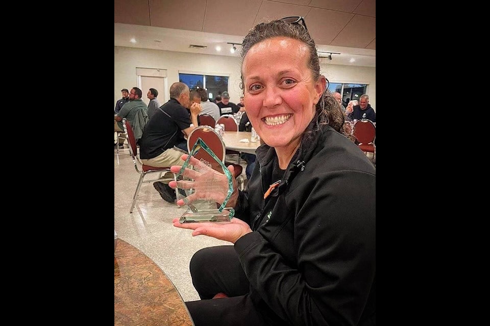 Sherry Spence has been honoured with the 2024 British Columbia Secondary Schools Rugby Union Coaching Excellence Award. (Cowichan Rugby Club/Facebook)  