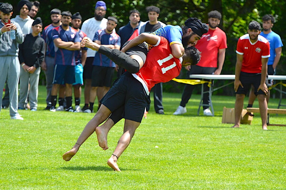 PHOTOS: Surrey school kabaddi teams battle for South Fraser banner at QE pitch